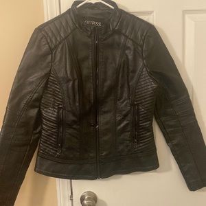 Woman’s guess leather jacket  brand new